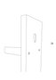Opviq Asaf - 6990 Lámpara de pared Blanco y negro